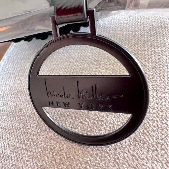 NICOLE MILLER BLACK SEQUIN BAG NWT - Picture 8 of 8